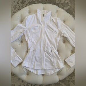 Lululemon White Define Jacket sz 4